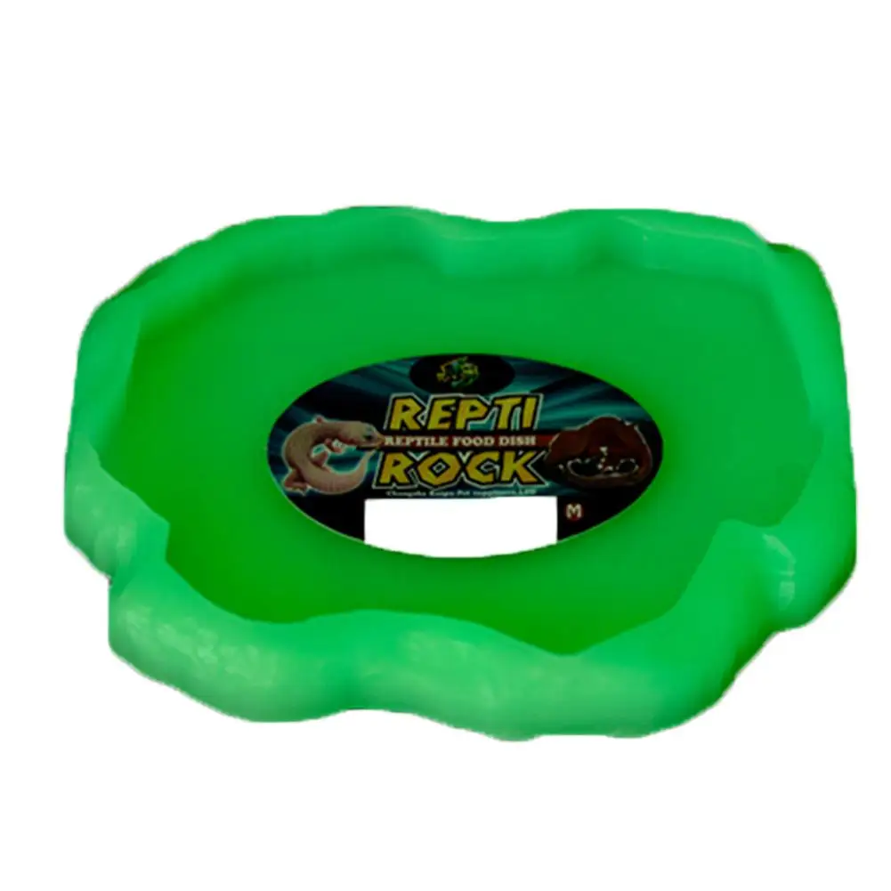 Mint Green Рептилия Кормление бассейна смолы воды Фидер черепаха миска для воды еды Фидер Декор террариума для домашних животных рептилий амфибий - Цвет: Mint Green