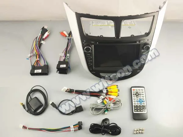 7 &quotемкостный сенсорный экран автомобильный DVD для Hyundai Verna/Soloris/Accent 2010-2012 с