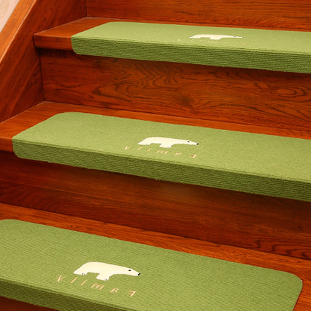 Ковровые ступени лестницы Нескользящие светящиеся напольные покрытия шаг