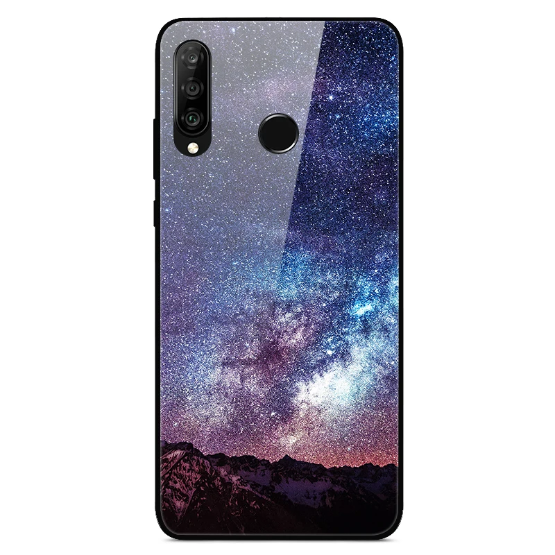 Для huawei P30 Lite, чехол, стекло, задняя крышка, жесткий чехол для телефона s, для huawei P30 Lite, чехол, бампер, закаленное, Honor 9X Pro Y9 Prime