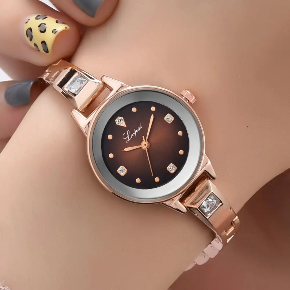 Fashionable trend lady sets diamond dial dress watch fashionable temperament joker quartz woman | Наручные часы