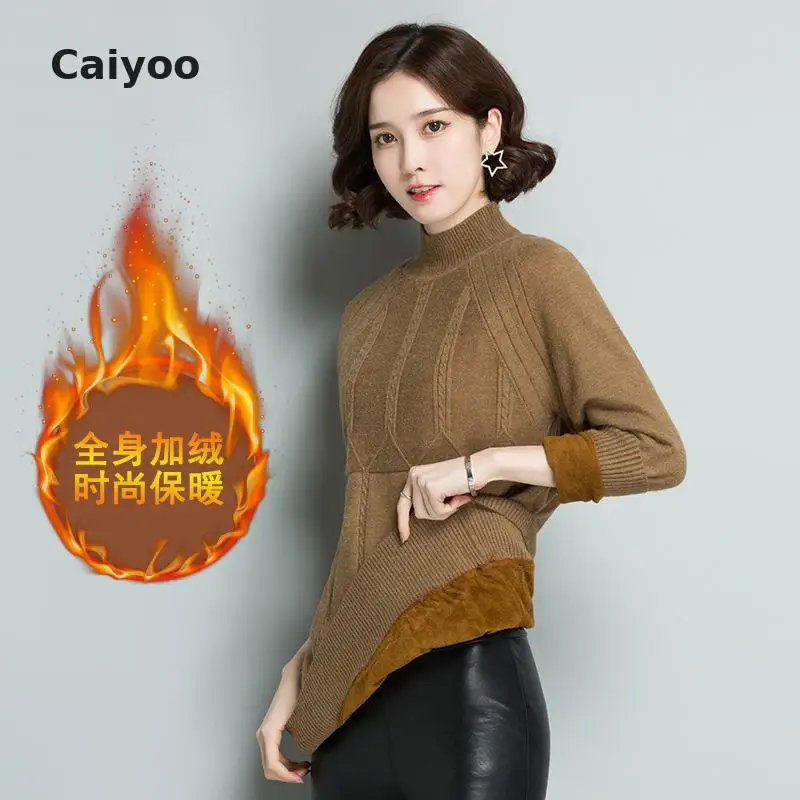 Blusas De Inverno Feminina Feminino Sweater Women 2018 Flat Knitted Turtleneck Full Pullovers None Standard Polyester | Женская одежда