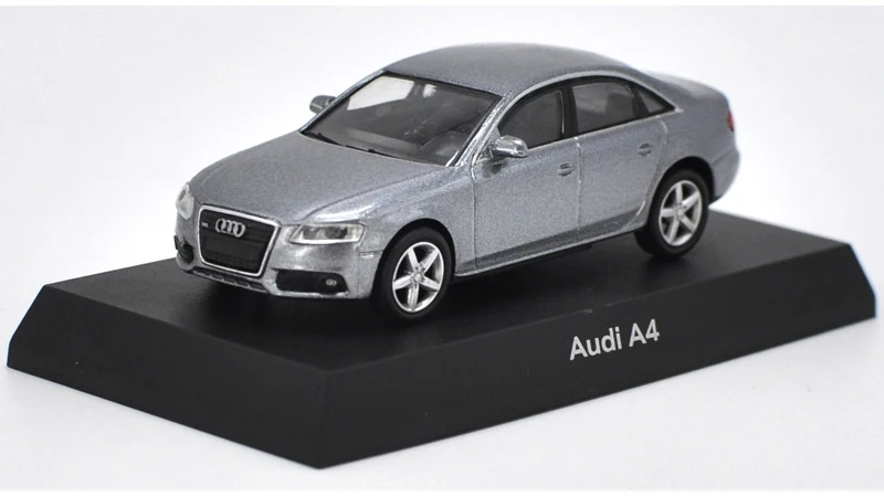 

1:64 Diecast Model for Audi A4 GRAY SEDAN Alloy Toy Car Miniature Gifts S4