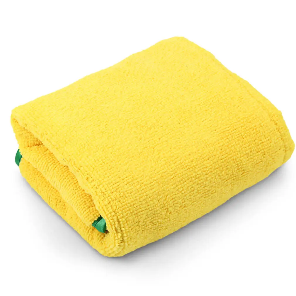b Car Wash Microfiber Towel Auto Cleaning Drying Cloth Hemming Super Absorbent - Цвет: b