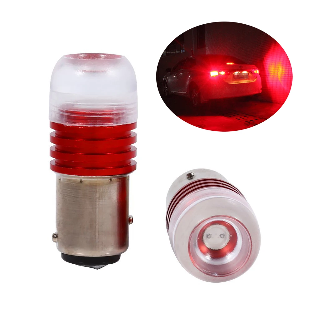 2 шт. Авто 1157/2357 led BAY15D P21/5 Вт проблесковая вспышка светильник тормозной мерцающий