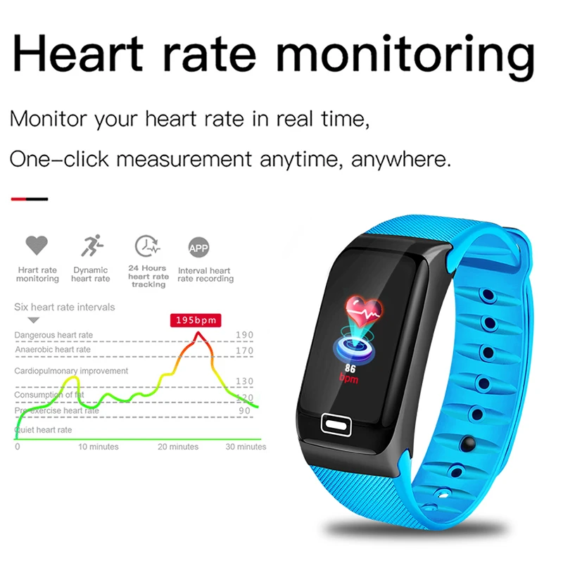 Relogio BANWGEI Smart Watch Men Women Sports Waterproof Heart Rate Monitor Fitness Tracker Bluetooth for Android IOS | Наручные часы