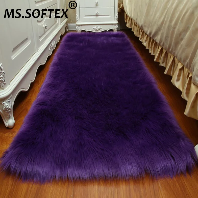 Коврики из искусственной овчины MS.Softex сделанные на заказ подушки искусственного