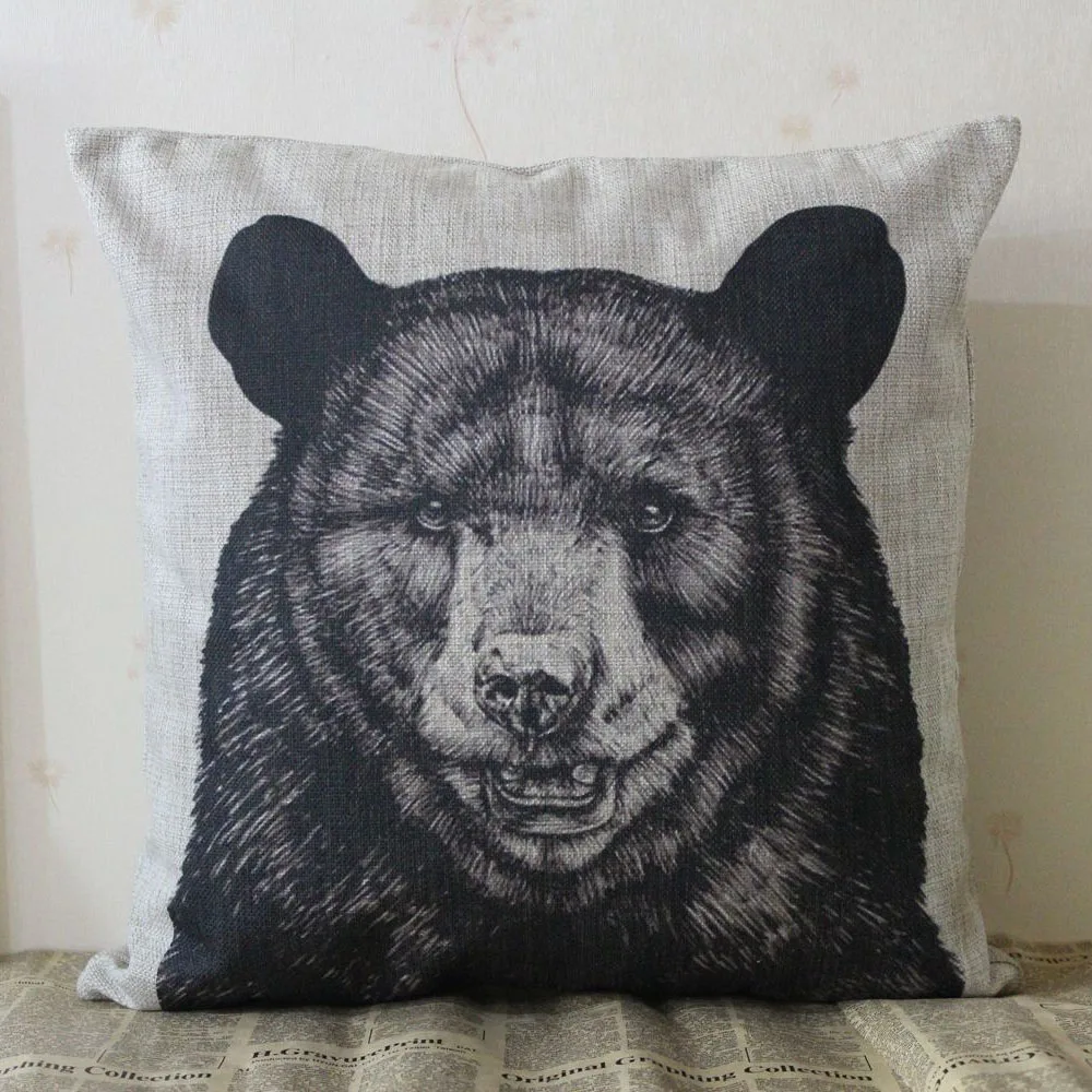 LINKWELL 18 &quotx 18&quot 1 шт. дикие животные панда слон черный медведь домашний декор