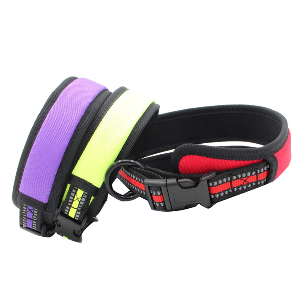 Светоотражающие щенок Регулируемый ошейник для домашних животных новинка | Дом и