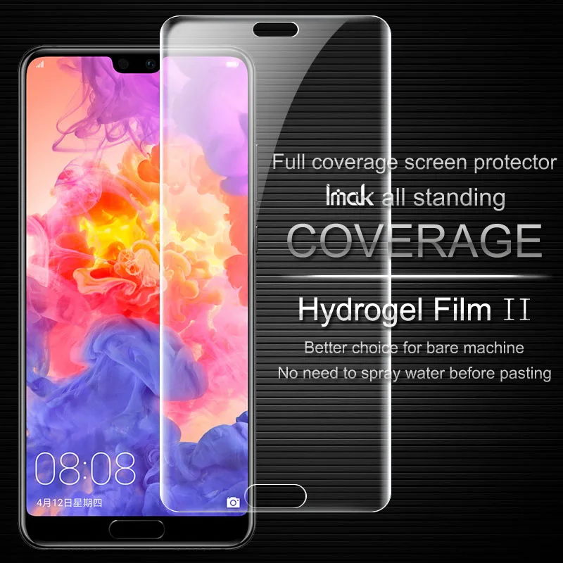 IMAK гидрогель II полный охват Защитная пленка для huawei P20 Pro Экран назад фильм |