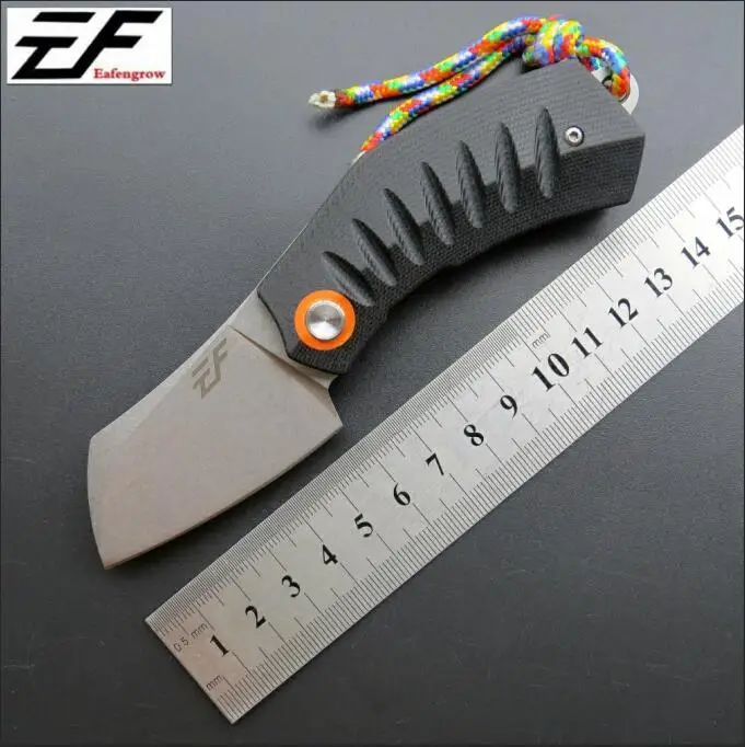Eafengrow EF85 58-60HRC D2 лезвие G10 ручка складной нож инструмент для выживания кемпинга охотничий карманный нож тактический edc Открытый инструмент - Цвет: A1