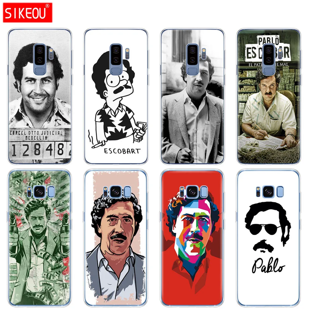 Силиконовый чехол для Samsung Galaxy S9 S8 S7 S6 edge S5 S4 S3 PLUS Модный телефона Pablo Escobar|Бамперы| |