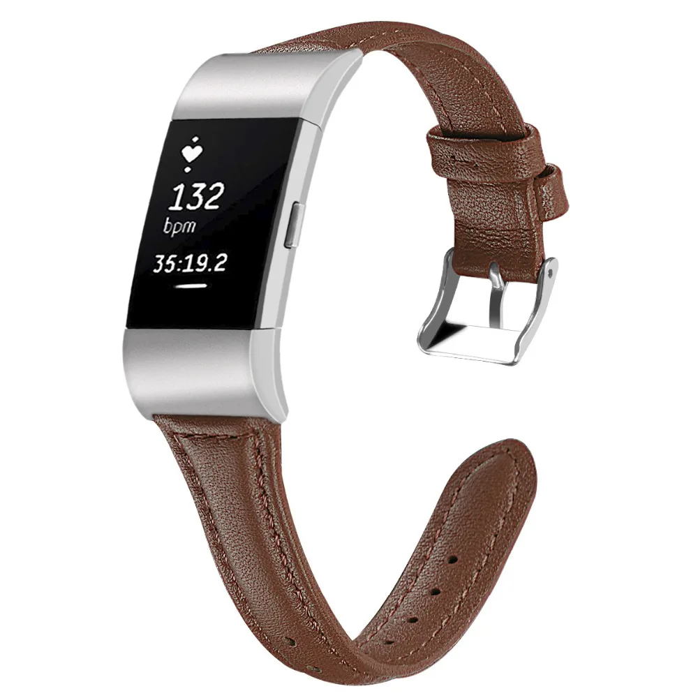 Полосы для браслета FitBit Charge 2 кожи Роза Золотые ремешки для FitBit Charge 2 кожаный браслет с ремешком ремешок для часов кожаный ремешок