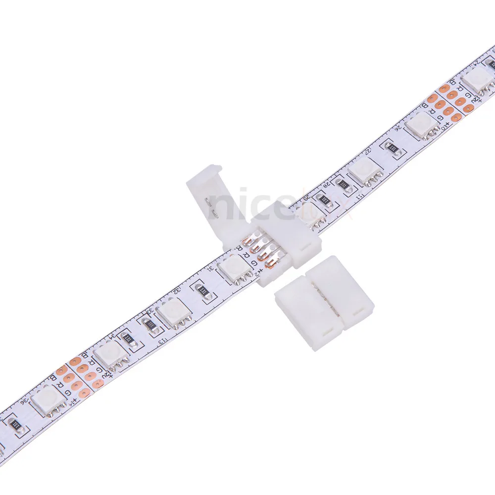 5 шт. 4 контактный разъем для светодиодной ленты 10 мм контакта мм|strip connector|4pin