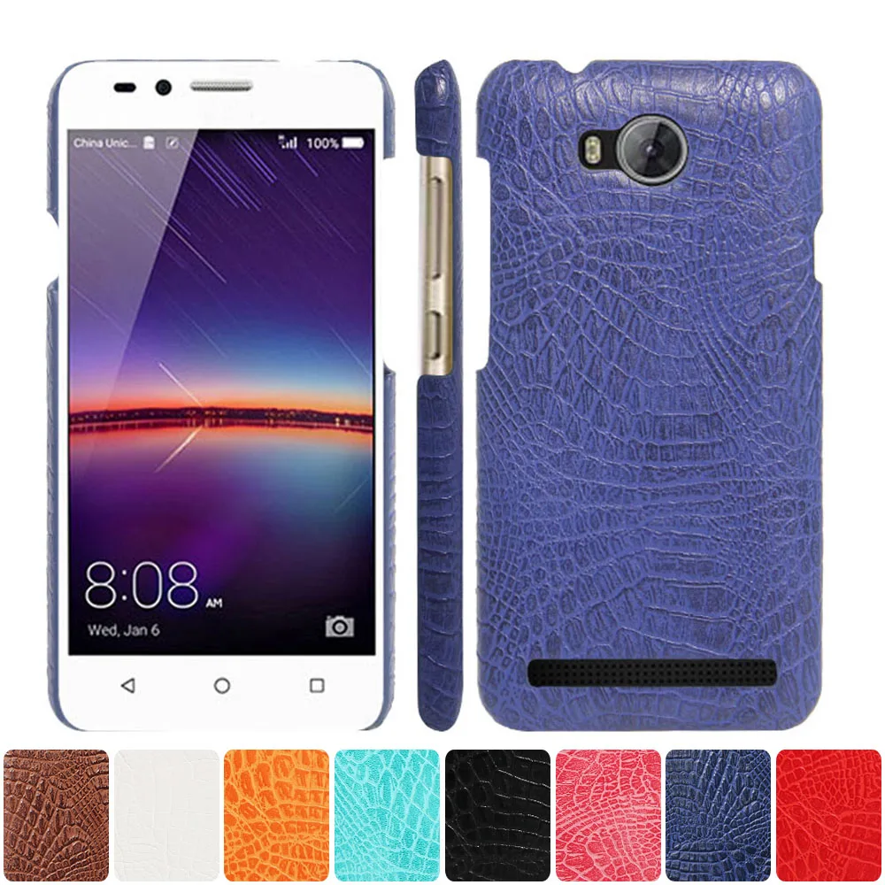Leather Case for Huawei Y3II Y3 II LUA-L21 LUA-U22 Phone Bumper Y 3 LUA L21 U22 A22 Hard PC Frame Cover | Мобильные телефоны и