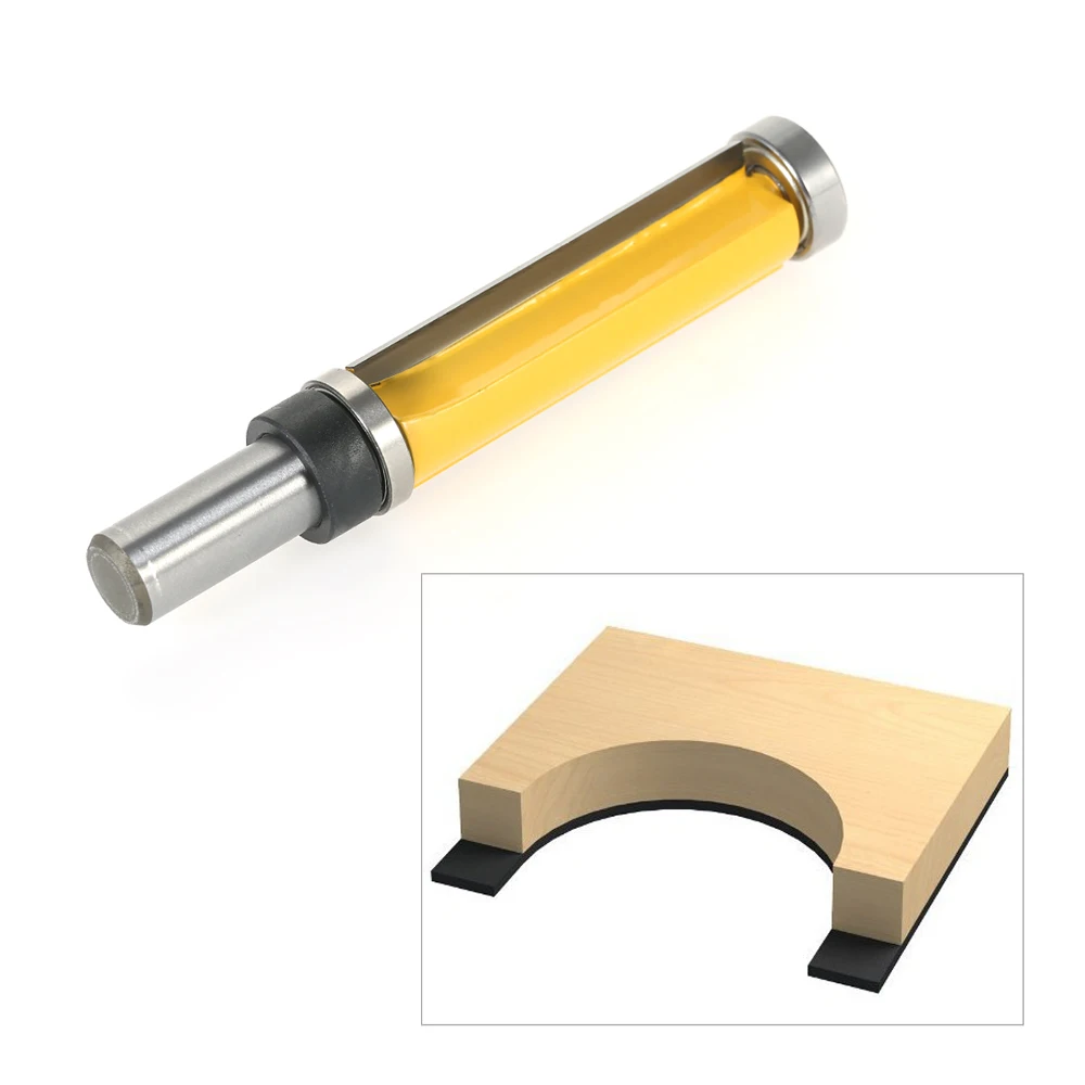 Фреза с утопленным хвостовиком 1/2 дюйма 2 верхний и нижний подшипники|router bit|tools