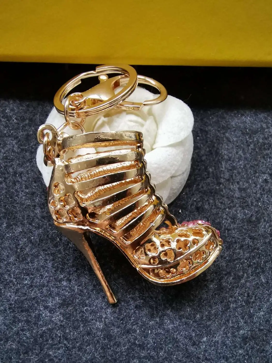 4 шт./лот цинковый сплав 3D каблуки обувь брелок сделай сам сумка украшение