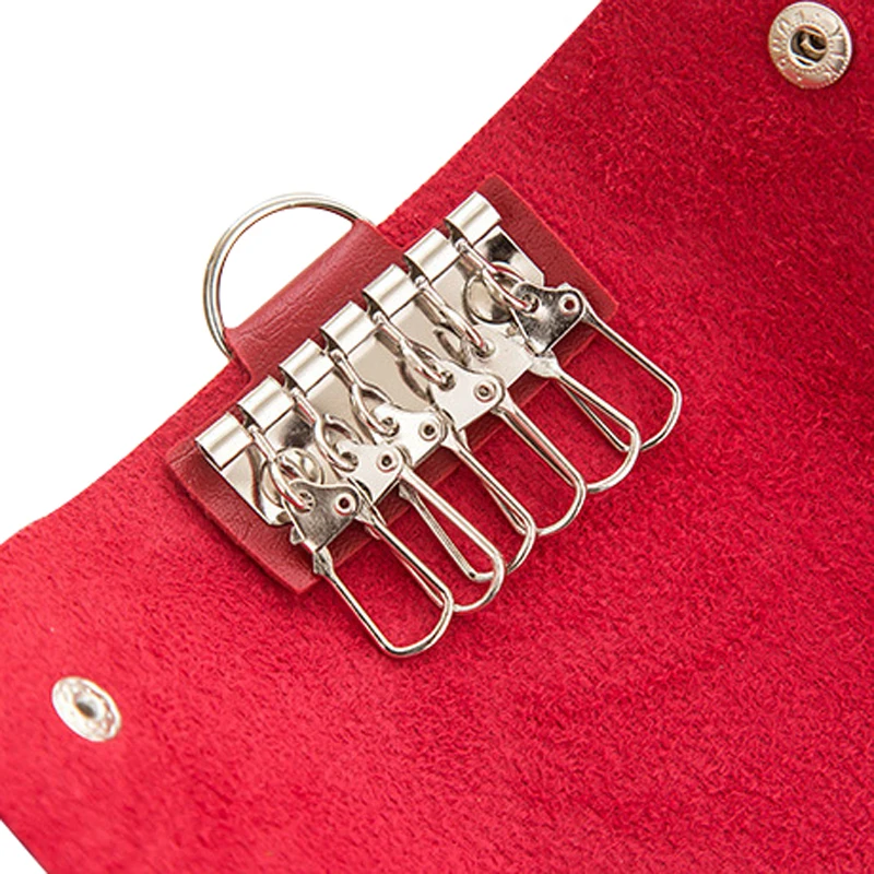 Держатель для ключей из искусственной кожи мужчин и женщин органайзер хранения