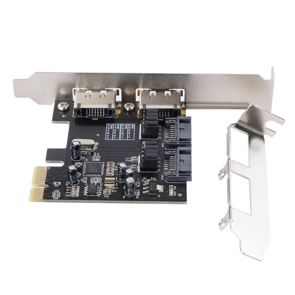 Плата контроллера ORICO PCI e Express адаптер E к SATA 3 0 eSATA Расширительная карта