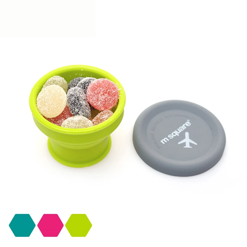 FHEAL пищевой силиконовый складной переносной миска для путешествий на свежем