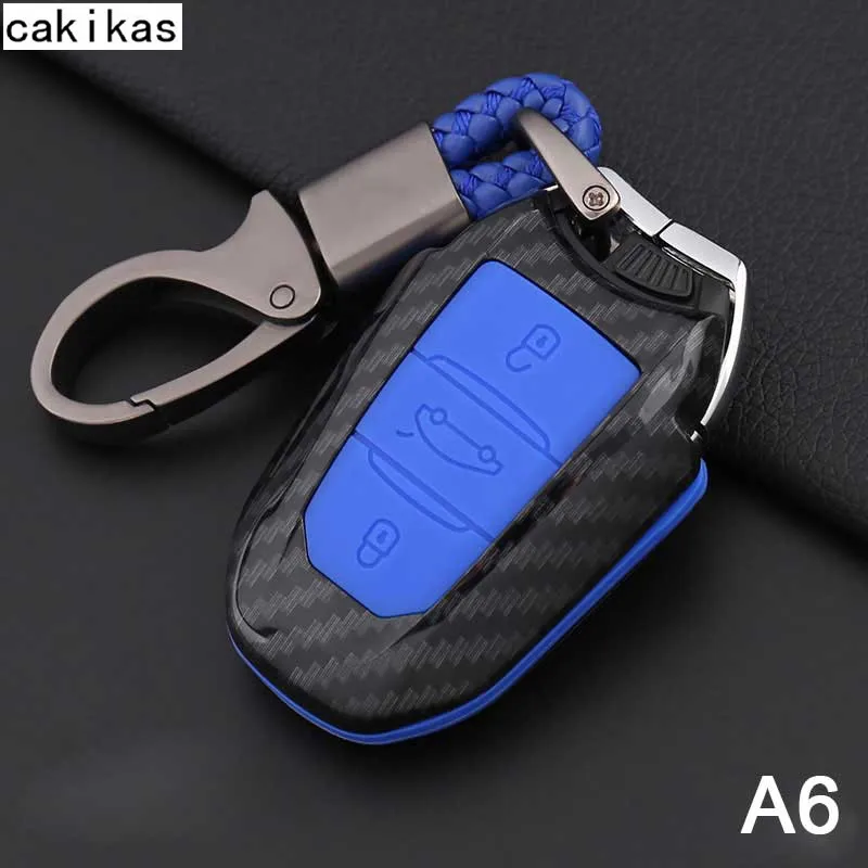 Силиконовый чехол для ключей из углеродного волокна Fob Peugeot 408 2008 3008 4008 301 508 308S 407