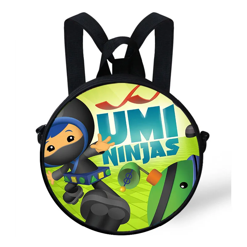 Новая мода команда Umizoomi Печать Круглая сумка для детей мультфильм рюкзак