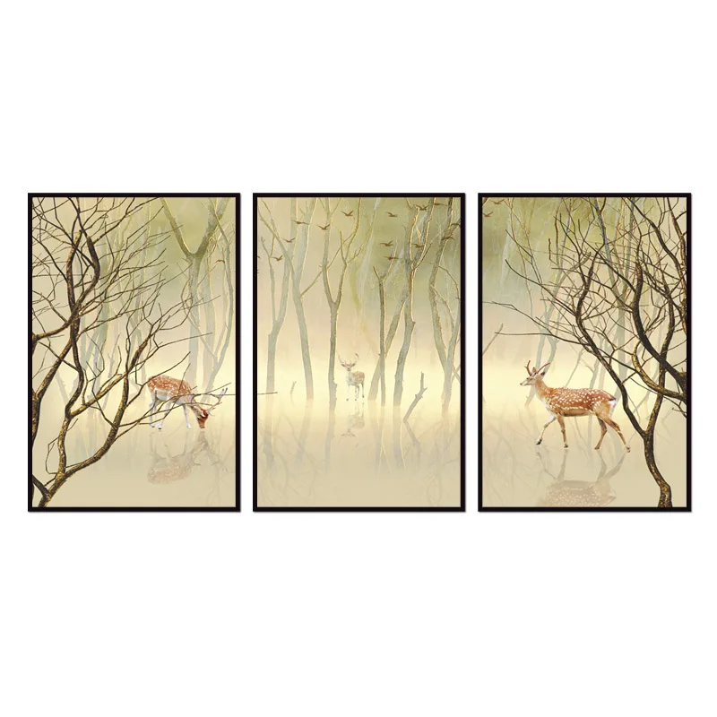 

Factory wholesale (No Framed) Modern abstract landscape Canvas Print On Canvas Printing Wall Pictures 12YM-A-577