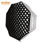 Сотовый сетчатый Зонт Godox портативный 80 см 32 дюйма, отражатель для фотовспышки (только сотовая сетка)