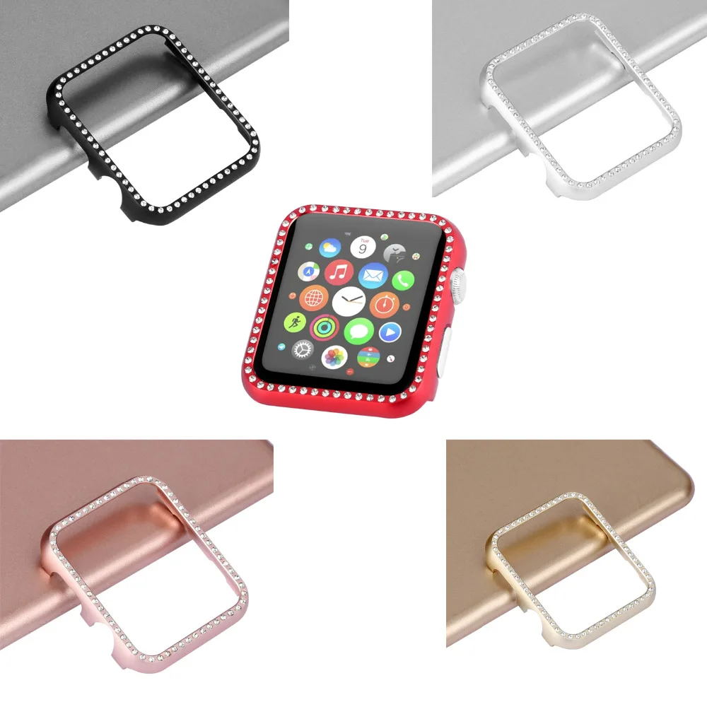 Популярный Жесткий защитный чехол для Apple Watch Series 4 3 2 1 38 мм 42 40 44 iwatch band | Наручные