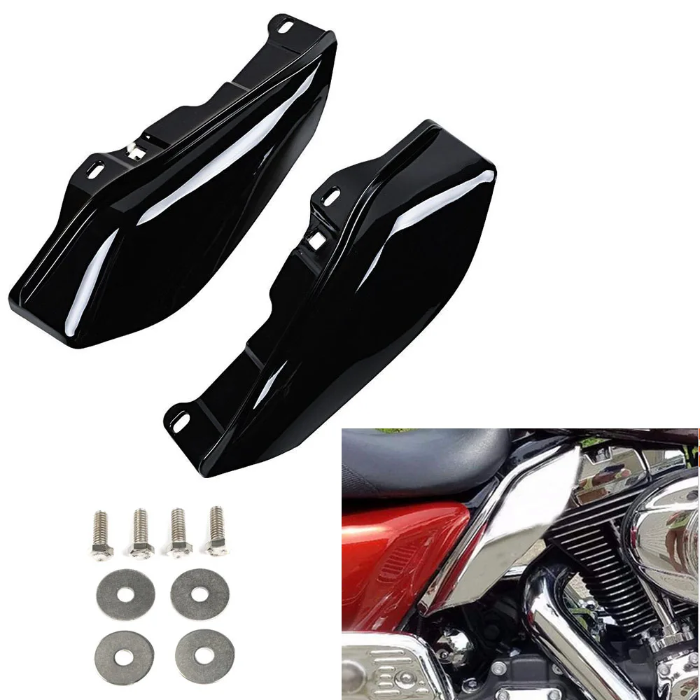 Средняя рама воздушный дефлектор Накладка для 2009 2017 Harley Touring Road King Electra Glide CVO 2010 2011