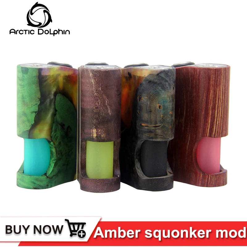 Оригинальный arctic Дельфин Amber Squonker mod стабилизированной древесины 7 мл Squonk бутылка