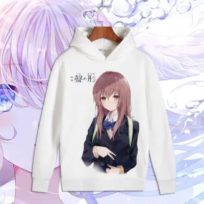 6 Бесшумный голос Nishimiya Shouko Косплей Koe No Katachi ishida shouya пуловер с принтом толстовки флисовая толстовка для осени - Цвет: 6