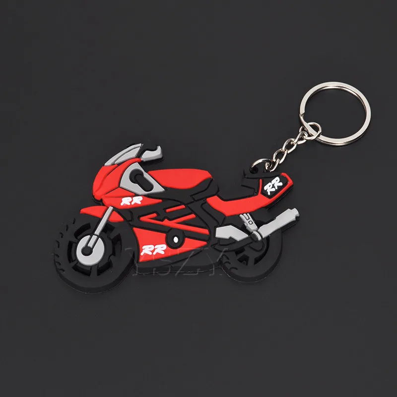 Мода модель мотоцикла брелок держатель резиновый брелок для Yamaha Honda CBR 93 RR гоночный Стайлинг