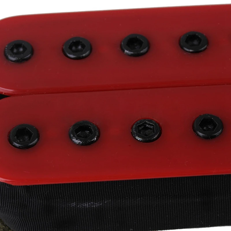 Керамический магнит красная Бесшумная Гитара Humbucker мост шеи Пикап Набор|Детали и