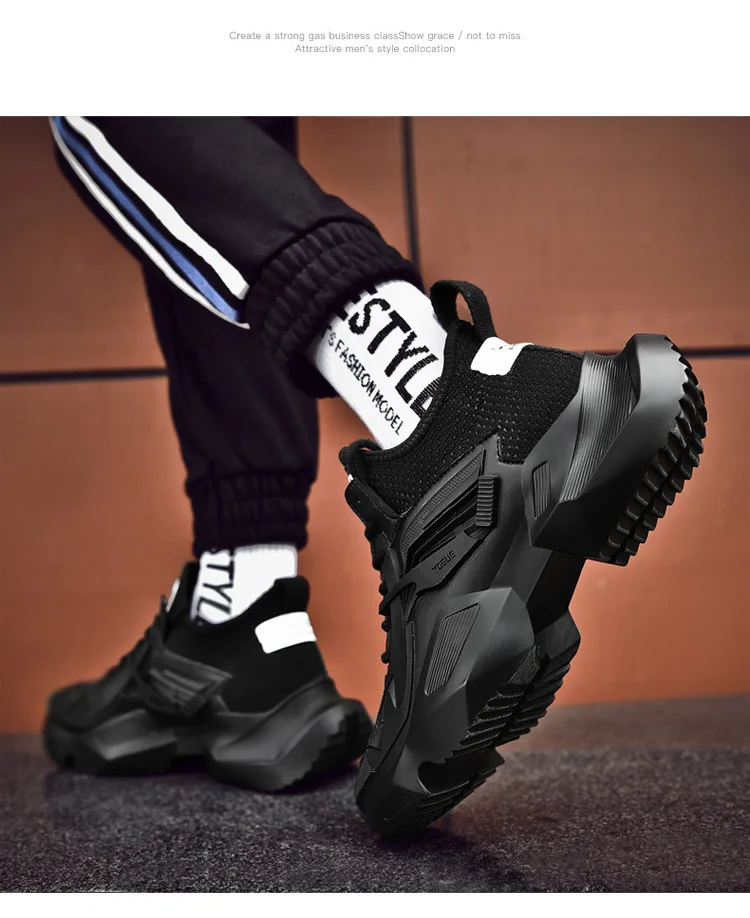 Мужские кроссовки; Zapatillas Deportivas Hombre Zapatos; фирменный дизайн; Черная модная обувь на каждый день; кроссовки; Tenis Masculino
