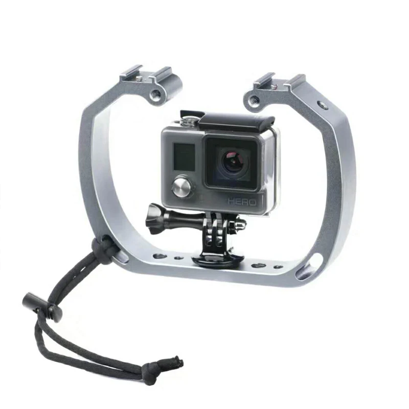 Ручной Стабилизатор для видеокамеры GoPro 5 4 + 3 2 Sjcam Sj5000 Sj4000 Xiaoyi|handheld video stabilizer|rig