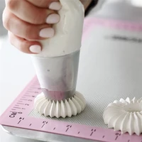 new russian lomia cookie decoration mouth icing piping tips silicone icing piping cream pastry bag stainless steel nozzle set