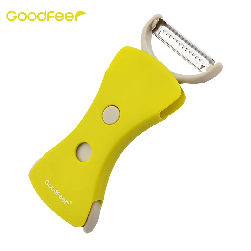 Goodfeer 2 в 1 фруктовые овощечистки двойные лезвия нержавеющая сталь нарезки картофеля овощечистки многоцелевой Zesters кухонные аксессуары