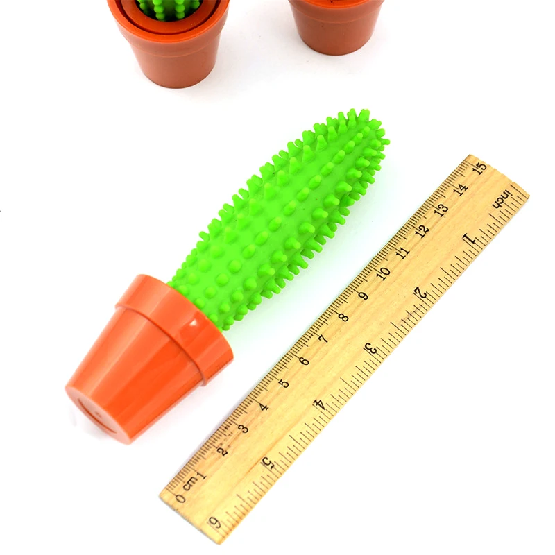 1 Pcs Insert Cartridge Type 0.5 Creative Cartoon Ball Pen Novelty Cactus Student Teacher Writing Point Stationery | Канцтовары для