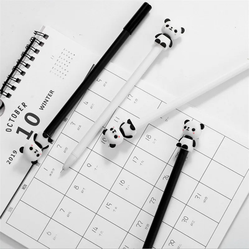 1 шт. милая панда черная ручка единорог подарок на вечеринку свадьбу для гостей