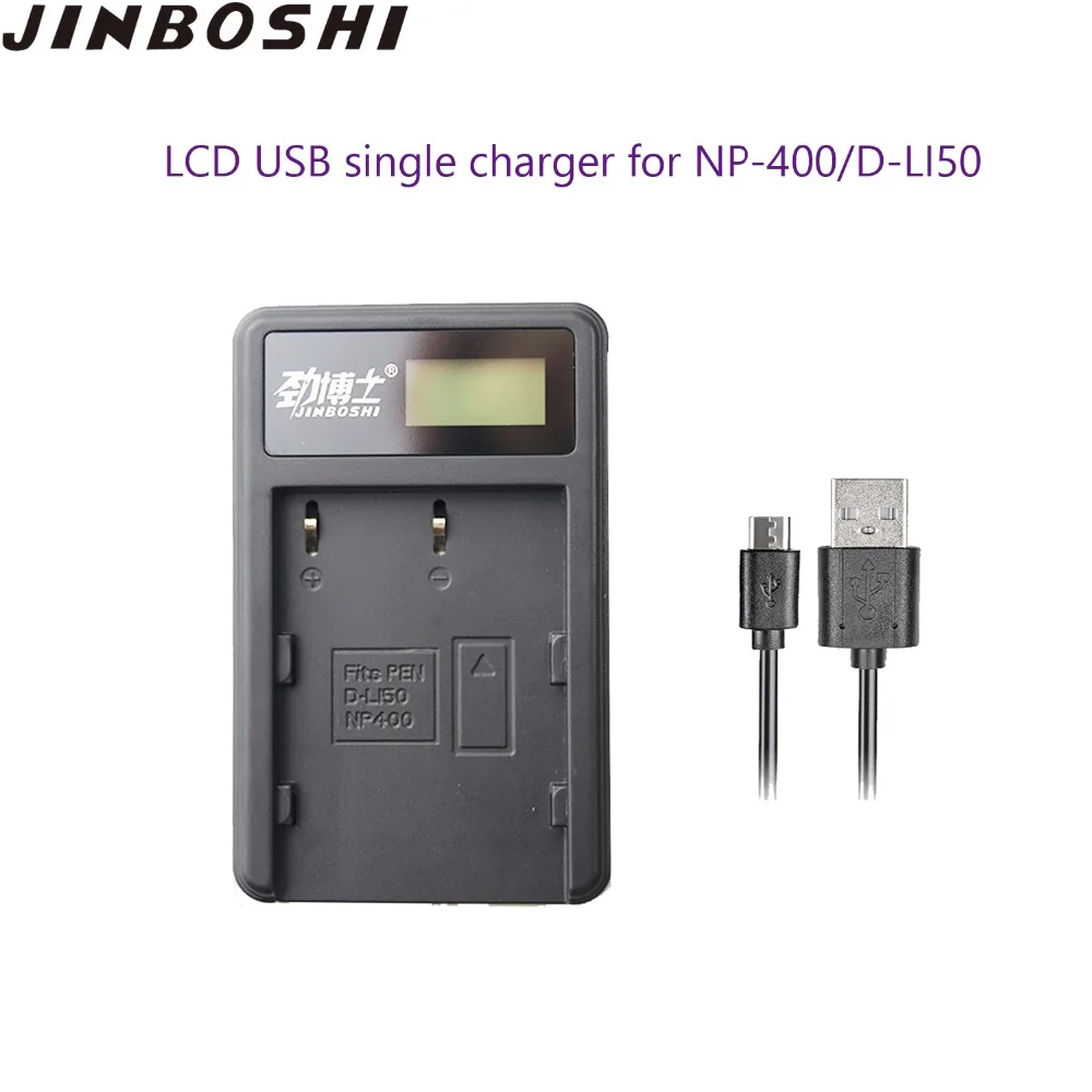 JINBOSHI NP 400 NP400 D LI50 DLI50 np np400 LCD USB одиночное зарядное устройство для Pentax K10 K10D K20D GX 10 SD14