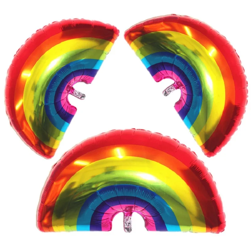 Большие размеры радужные гелиевые фольгированные воздушные шары для свадьбы дня