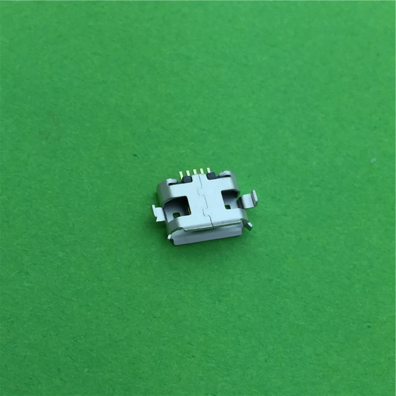10 шт./лот Micro USB 5 контактный гнездовой разъем G31 кудрявый рот 2 фута для зарядки