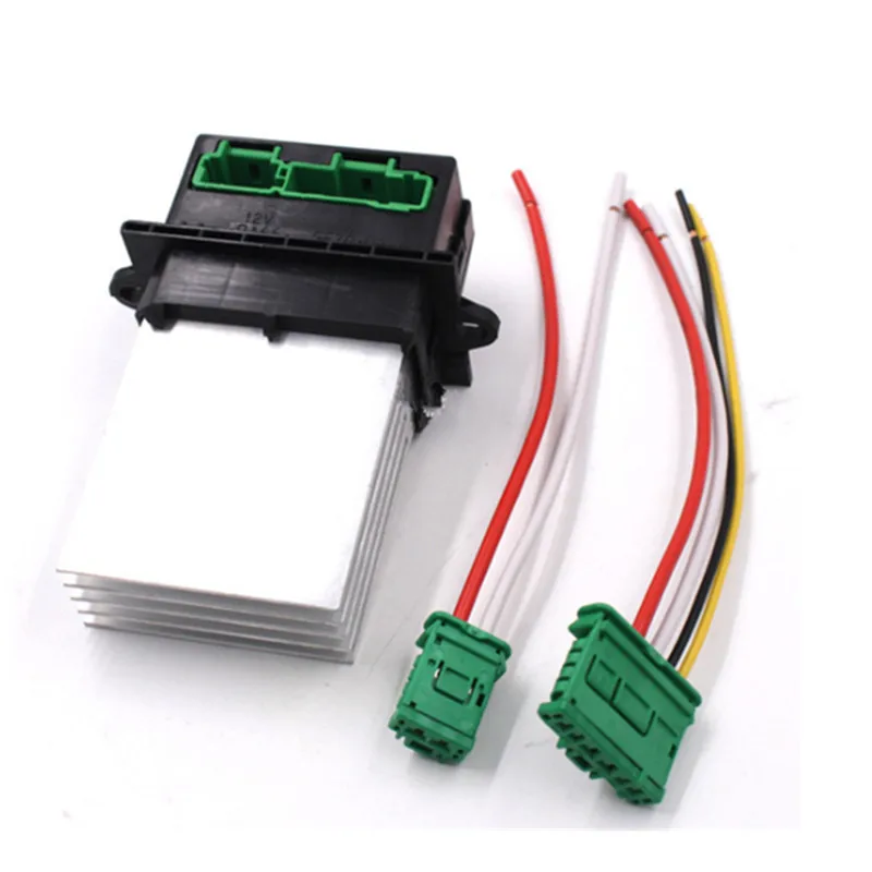 Air Conditioning Blower Resistor/Connector/Wire for Citroen Renault Megane Scenic Clio PEUGEOT 207 607 6441 L2 6441L2 7701048390
