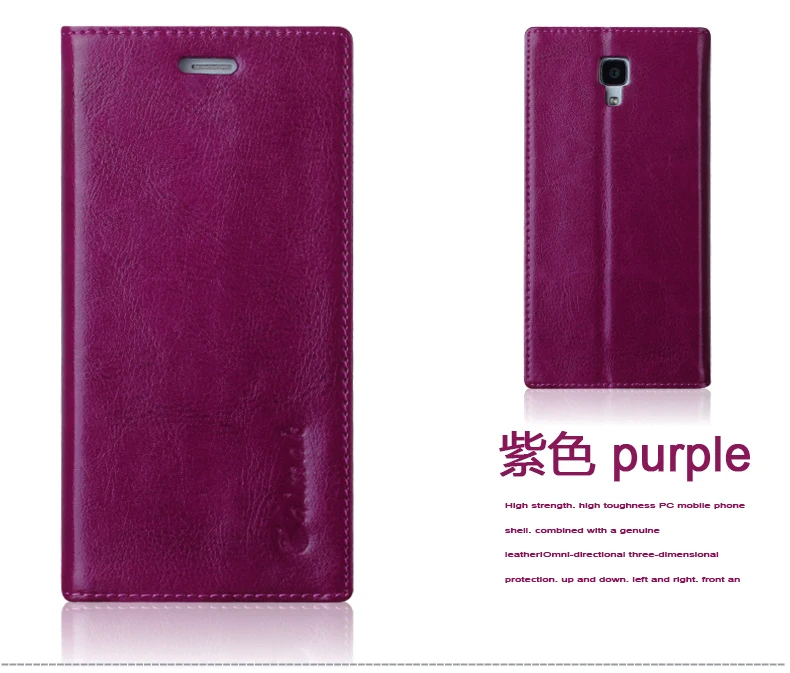 8 Color High Quality Genuine natural Leather Flip Stand Case For Xiaomi 4 M4 Mi4 Mi Luxury Mobile Phone bag Cases | Мобильные