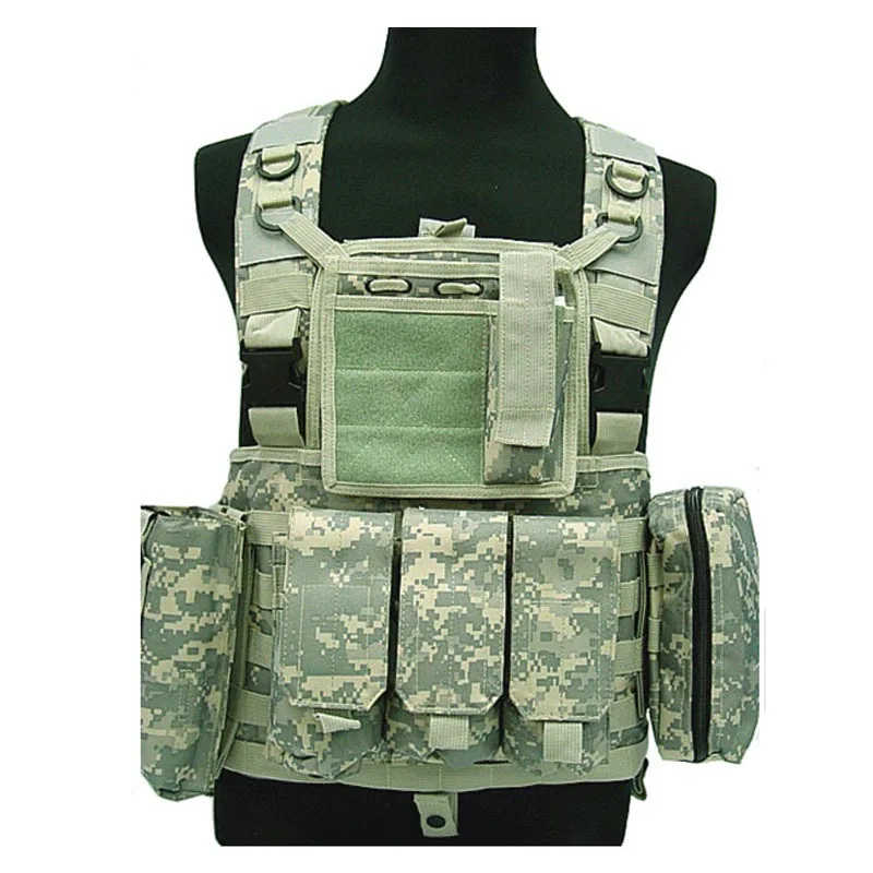 FSBE LBV несущий Molle штурмовой жилет RRV нагрудный ремень для пейнтбола боевой жилет Molle - Цвет: ACU