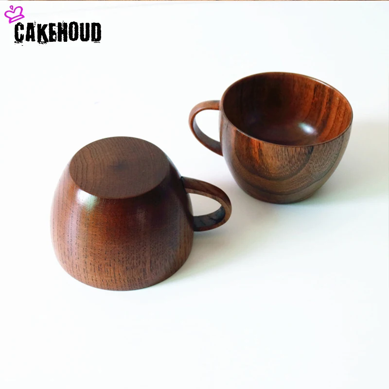 CAKEHOUD Новая китайская деревянная креативная деревянная кружка ручной работы, деревянная пивная чашка, чайная кофейная чашка, аксессуары для кухонного бара