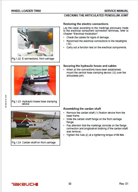 Руководство по ремонту для Takeuchi 2016|workshop manual| |
