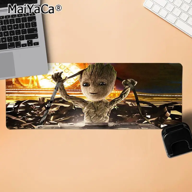 LockEdge 30x80cm MaiYaCa новые стражи Галактики грот коврик для мыши геймерская игра коврики резиновые мыши Прочный Коврик для мыши на стол - Цвет: LockEdge 30x80cm
