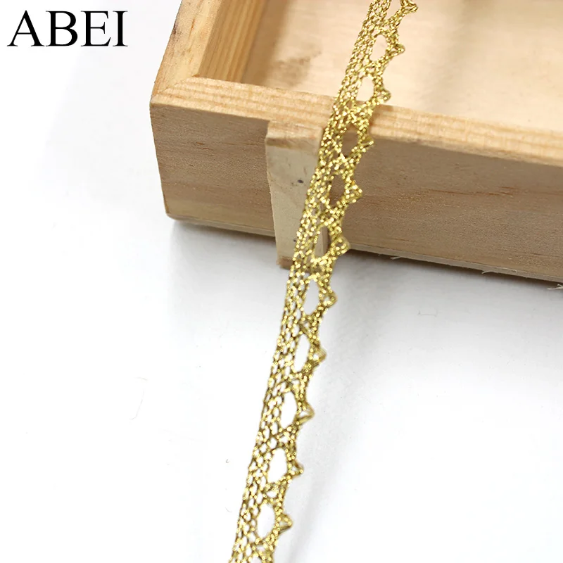 Качественные золотые и серебряные кружевные планки сделай сам лента для